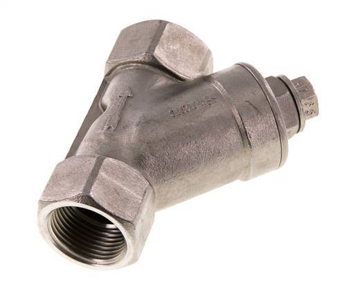 G3/4'' Filtro en Y 0.6mm Acero Inoxidable PTFE 40bar