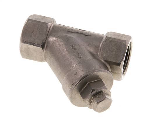 G3/4'' Filtro en Y 0.6mm Acero Inoxidable PTFE 40bar