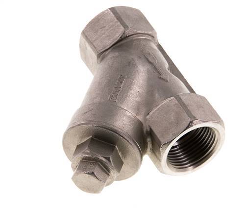G3/4'' Filtro en Y 0.6mm Acero Inoxidable PTFE 40bar