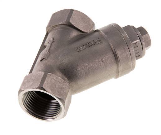 G1'' Filtro en Y 0.6mm Acero Inoxidable PTFE 40bar