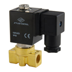 Electroválvula ST-DA 1/4'' latón FKM 0-13bar 12V DC
