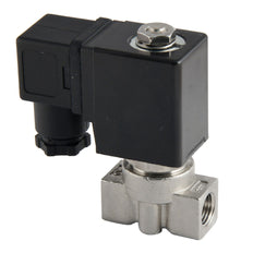 Electroválvula ST-DA 1/4'' acero inoxidable FKM 0-13bar 24V DC