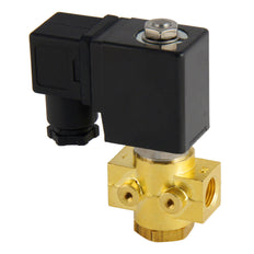 Electroválvula ST-DB 1/4'' NO latón FKM 0-12bar 24V DC