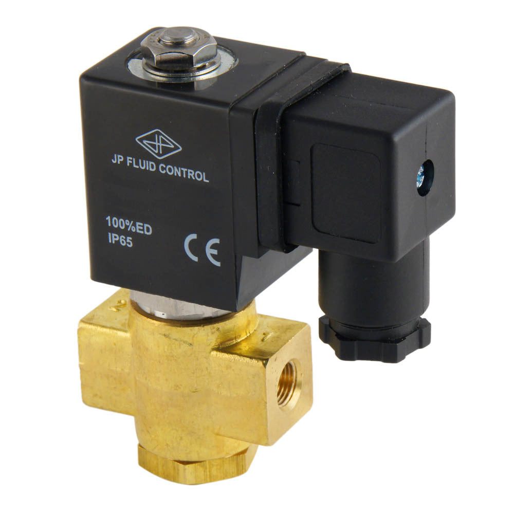 Electroválvula ST-DB 1/8'' NO latón FKM 0-12bar 380V AC