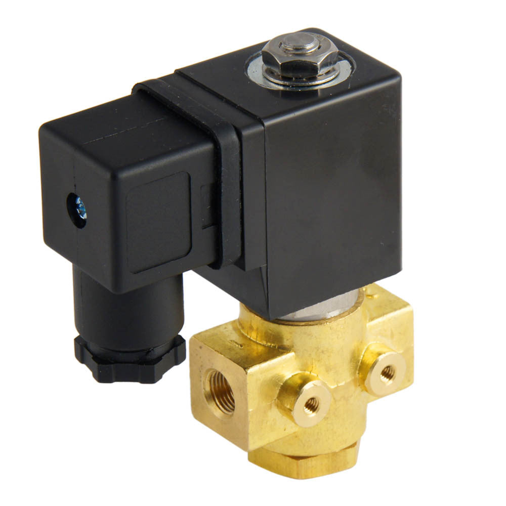 Electroválvula ST-DB 1/8'' NO latón EPDM 0-12bar 24V DC