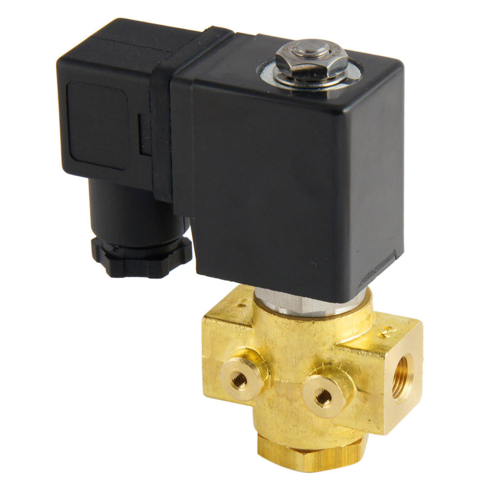 Electroválvula ST-DB 1/8'' NO latón EPDM 0-12bar 24V DC
