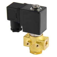 Electroválvula ST-DB 1/8'' NO latón FKM 0-12bar 12V DC