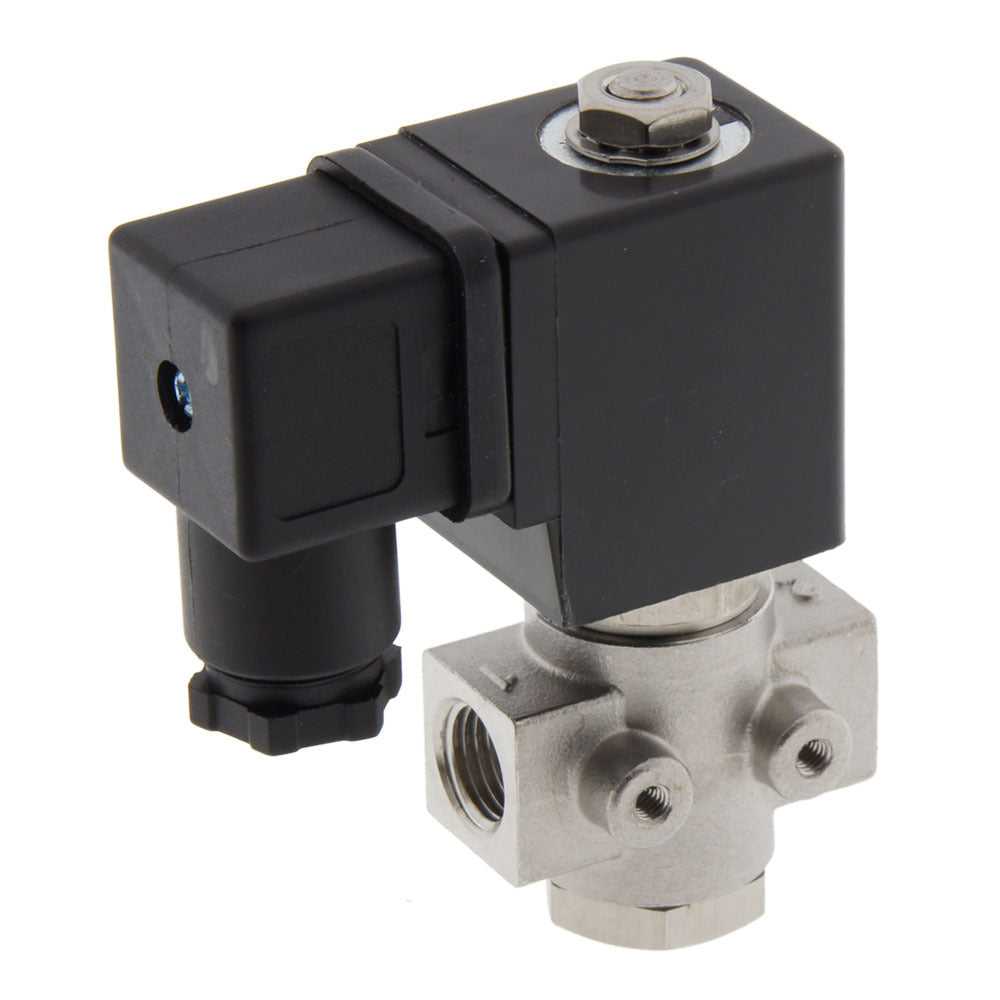 Electroválvula ST-DB 1/4'' NO acero inoxidable EPDM 0-12bar 380V AC