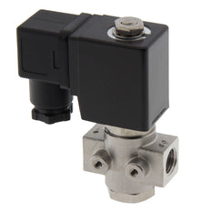 Electroválvula ST-DB 1/4'' NO acero inoxidable EPDM 0-12bar 12V DC