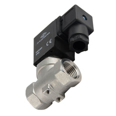 Electroválvula ST-SA 1/4'' acero inoxidable FKM 0-10bar 12V CC