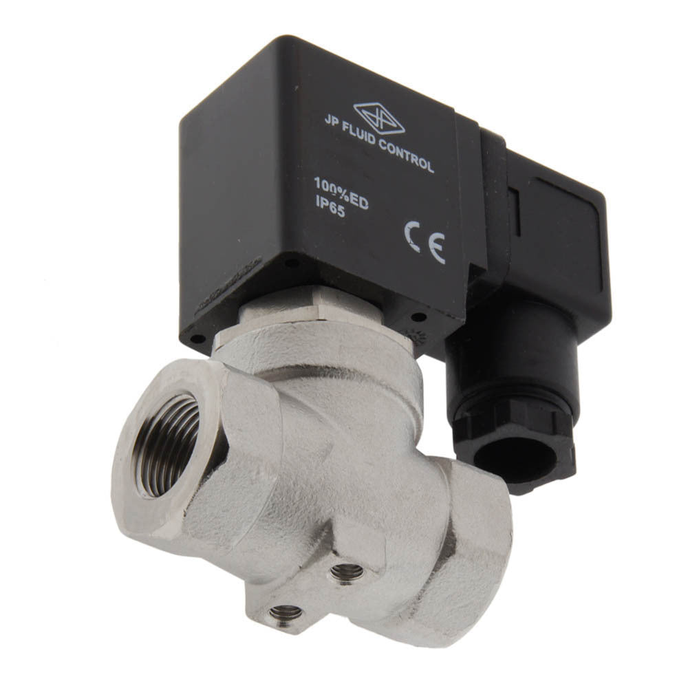 Electroválvula ST-SA 3/8'' acero inoxidable FKM 0-10bar 24V DC