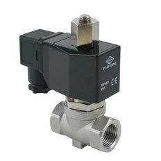 Electroválvula ST-SB 1/4'' NA acero inoxidable FKM 0-10bar 24V CC