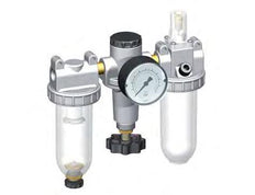 FRL 3 Partes G1/4'' 600l/min 0.5-10.0bar/7-145psi Semi-Automático Policarbonato Estándar 1