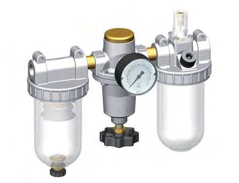 FRL G1/2'' 1400l/min 0,5-10,0bar/7-145psi Estándar 2