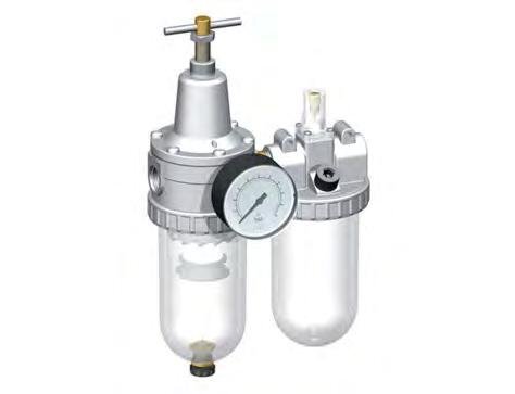 FRL G1/2'' 2100l/min 0,5-10,0bar/7-145psi Estándar 3
