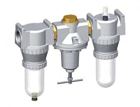 FRL G1 1/2'' 4900l/min 0,5-10,0bar/7-145psi Jaula de protección Estándar 5