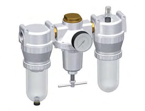 FRL G1'' 4900l/min 0,5-10,0bar/7-145psi Estándar 5