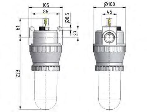 Lubricador G1'' Metal Estándar 5