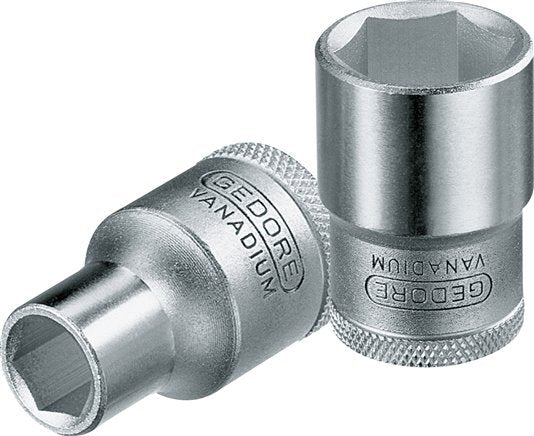 inserto de vaso Gedore de 1/2" para tornillos hexagonales exteriores de 17 mm