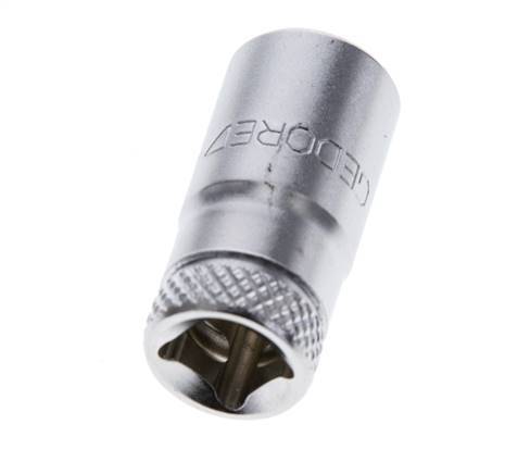 inserto de vaso de 1/4" Gedore para tornillos hexagonales exteriores de 8 mm