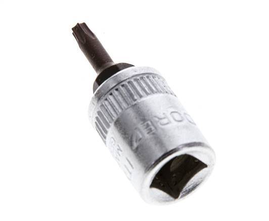 inserto de vaso de 1/4" Gedore para tornillos Torx internos TX9
