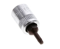 inserto de vaso de 1/4" Gedore para tornillos Torx internos TX9