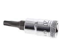 inserto de vaso de 1/4" Gedore para tornillos Torx internos TX20
