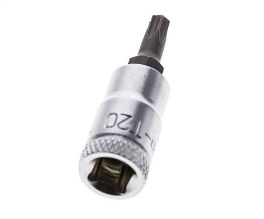 inserto de vaso de 1/4" Gedore para tornillos Torx internos TX20