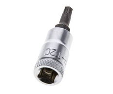 inserto de vaso de 1/4" Gedore para tornillos Torx internos TX20