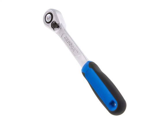 carraca Gedore de 1/2" con palanca de cambio y botón de bloqueo