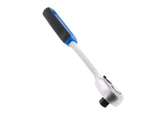 carraca Gedore de 1/2" con palanca de cambio y botón de bloqueo