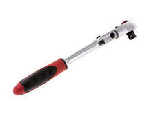 cabezal giratorio de 1/2" Gedore rojo de 180 grados y palanca de cambio