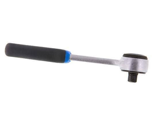 carraca Gedore de 1/4" con palanca metálica de cambio de dirección