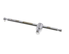 mango deslizante Gedore de 1/4" (6,3 mm) con bloqueo de bola