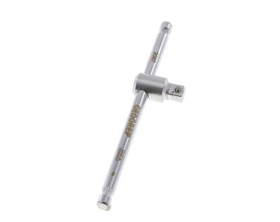 mango deslizante Gedore de 1/4" (6,3 mm) con bloqueo de bola