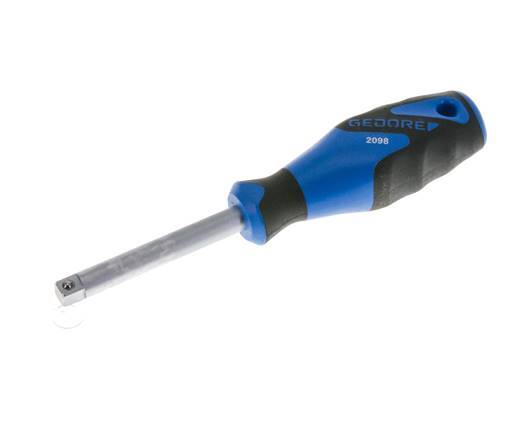 empuñadura cuadrada Gedore de 1/4" (6,3 mm) con bloqueo de bola