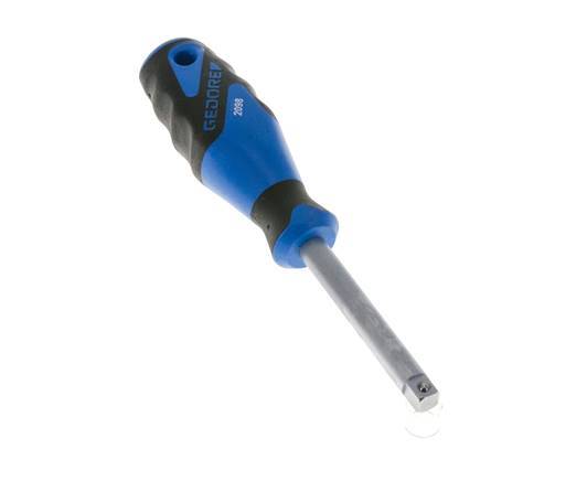 empuñadura cuadrada Gedore de 1/4" (6,3 mm) con bloqueo de bola
