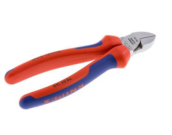 Alicates de corte diagonal Knipex 160 mm Mangos de 2 componentes