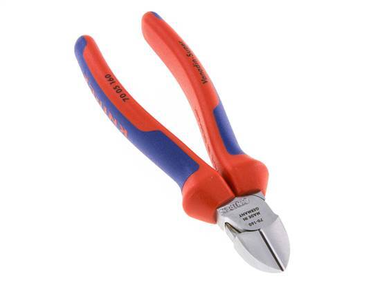 Alicates de corte diagonal Knipex 160 mm Mangos de 2 componentes