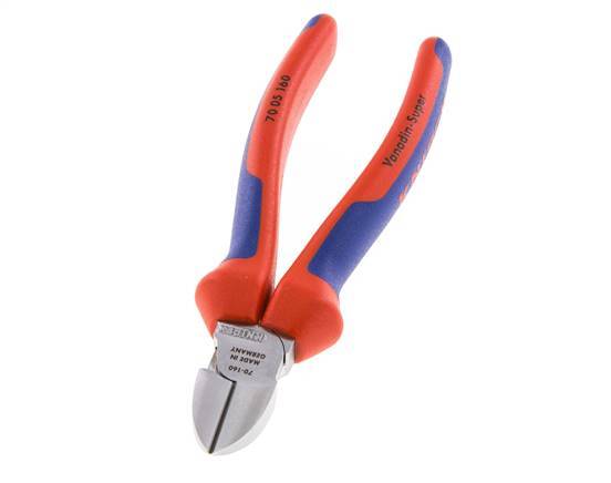 Alicates de corte diagonal Knipex 160 mm Mangos de 2 componentes