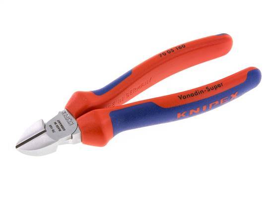 Alicates de corte diagonal Knipex 160 mm Mangos de 2 componentes