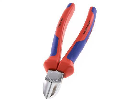 Alicates de corte diagonal Knipex 180 mm Mangos de 2 componentes