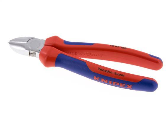 Alicates de corte diagonal Knipex 180 mm Mangos de 2 componentes