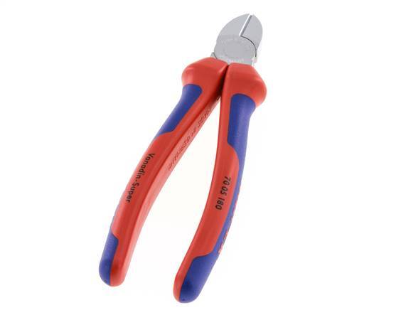 Alicates de corte diagonal Knipex 180 mm Mangos de 2 componentes