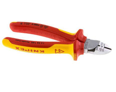 Alicates de corte diagonal Knipex 160 mm VDE Testado hasta 1000V para pelar cables