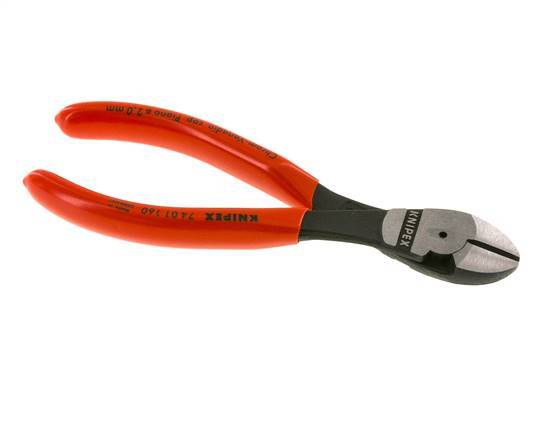 Alicates de corte diagonal Knipex 160 mm Mangos recubiertos de plástico