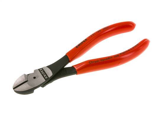 Alicates de corte diagonal Knipex 160 mm Mangos recubiertos de plástico