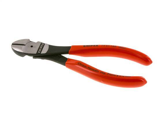 Alicates de corte diagonal Knipex 160 mm Mangos recubiertos de plástico