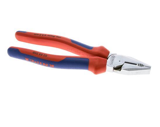 Alicates combinados Knipex Power 200 mm con mangos de 2 componentes