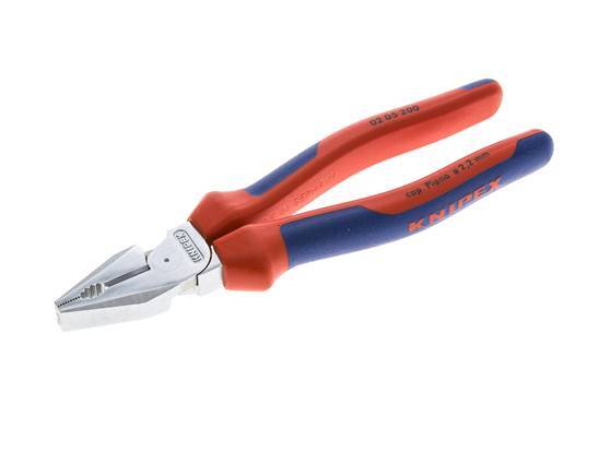 Alicates combinados Knipex Power 200 mm con mangos de 2 componentes